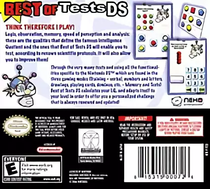 Image n° 2 - boxback : Best of Tests DS
